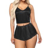 Sexy Lingerie Sets Two Pieces Bra Sets Velvet Underwear Ladies Intimates Tops And Pants Sleepwear Sets Clothing Sleepwear