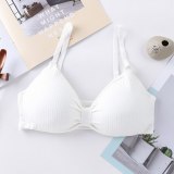 Sexy Bra Push Up Bras For Women Lingerie Wire Free Bra Solid Color Cotton Bralette Seamless Underwear Female Brassiere BH