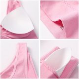 Queenral Plus Size Bras For Women Seamless Bra With Pads Big Size 5XL 6XL Bralette Push Up Brassiere Bra Vest Wireless BH