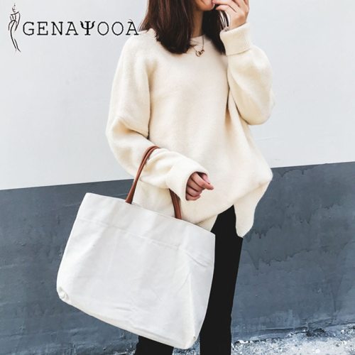 Loose Korean Sweater Women Knitting Winter Autumn 2020 Casual Pullover Jumper Women's Sweaters O-neck Harajuku Chic