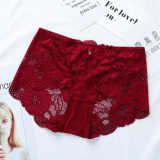 Underwear Women Plus Size Sexy Lace Panties Transparent Briefs Seamless Lingerie Lady Panties Cotton High-Rise For Weight 100KG