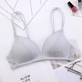 Perfering Black Bra Wire Free Push Up Sexy Women Bras Lace Bralette Lingerie Small Breast Adjusts  A B C Bra Female Underwear