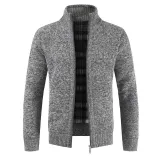 Men Warm Thick Fashion Business Casual Sweater Cardigan Men Brand Slim Fit Knitwear Outwear Warm Winter Sweater Jumper