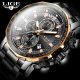 Fashion Mens Watches Luxury Stainless Steel Waterproof Quartz Watch Men Top Brand Business Chronograph