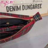 2020 hot sale vintage retro bags designer ladies hand bag French plaid red bag woman elegant bolsa feminina shoulder bag