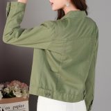 Women 2019 New Fashion Denim Jackets Autumn Casual Long Sleeve Basic Short Jean Jacket Vintage Korean Harajuku Coats