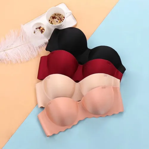 Invisible Bras For Women Seamless Bra Push Up Lingerie Strapless Brassiere Bralette Fashion Underwear Intimates New #F