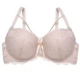 FINETOO Sexy Lace Bra Fashion Racerback Floral Bras For Women B C Cup Underwire Lingerie Bralette Female Bow Brallete Brassiere