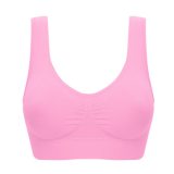 Casual Bra Removable Pad Double Layer Seamless wireless Leisure Bra Body Shaper Push Up Bras Set 1pcs wfws01