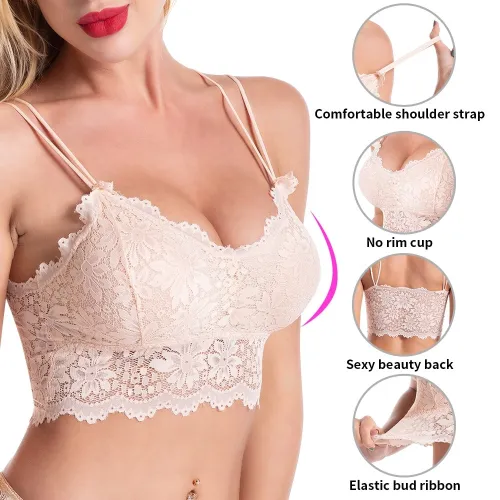 lace bra bralette women's underwear push up bra sexy lingerie strapless bra plus size women soutien gorge femme sujetador mujer