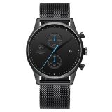 New CHEETAH Brand Men Watches Chronograph Quartz Watch Men Stainless Steel Waterproof Sports Clock Watches Business