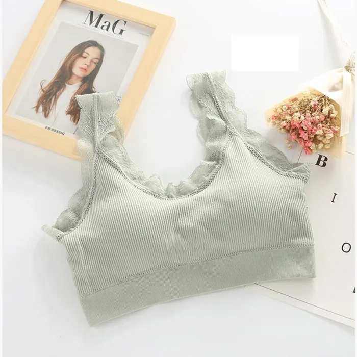 Jerrinut Sexy Bra Underwear Bas For Women Bralette Seamless Padded Bra Lingerie Cotton Wireless Fitness Tops Brassiere Bra