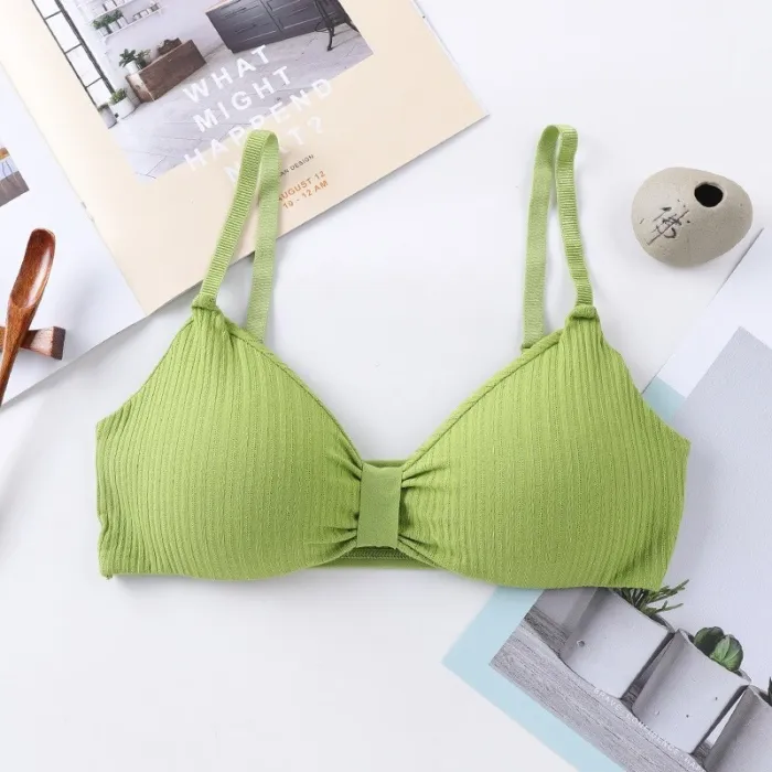 Sexy Bra Push Up Bras For Women Lingerie Wire Free Bra Solid Color Cotton Bralette Seamless Underwear Female Brassiere BH