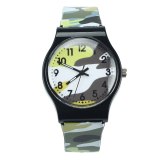 New Silicone Camouflage Children Watch Quartz Wristwatch For Girls Boy Student Watch birthday gifts kids Clock relogio infantil
