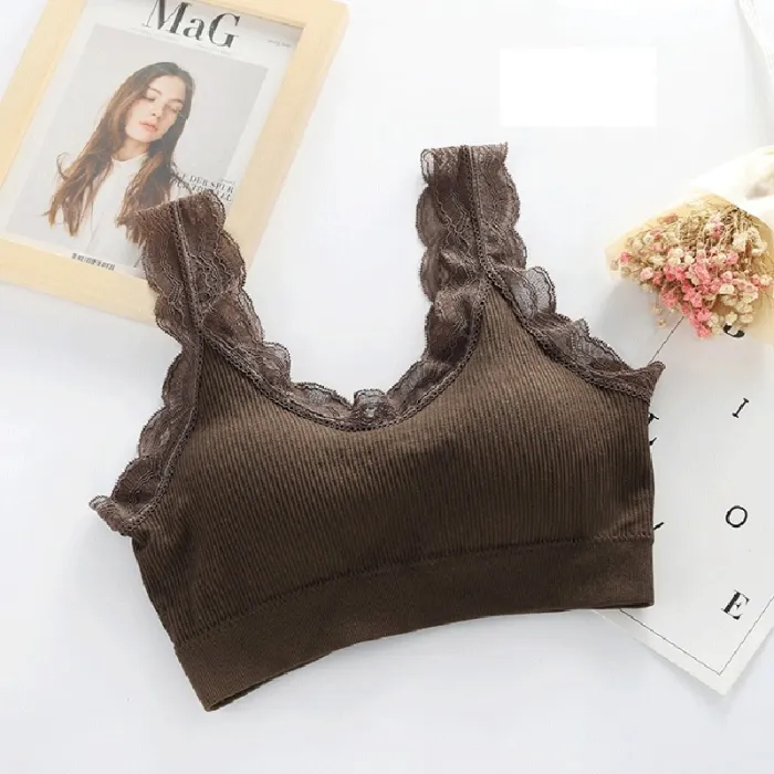 Jerrinut Sexy Bra Underwear Bas For Women Bralette Seamless Padded Bra Lingerie Cotton Wireless Fitness Tops Brassiere Bra