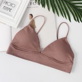 Comfort Wireless Female Underwear Sexy Deep V Bras Women Push Up Seamless Bra