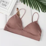 Comfort Wireless Female Underwear Sexy Deep V Bras Women Push Up Seamless Bra