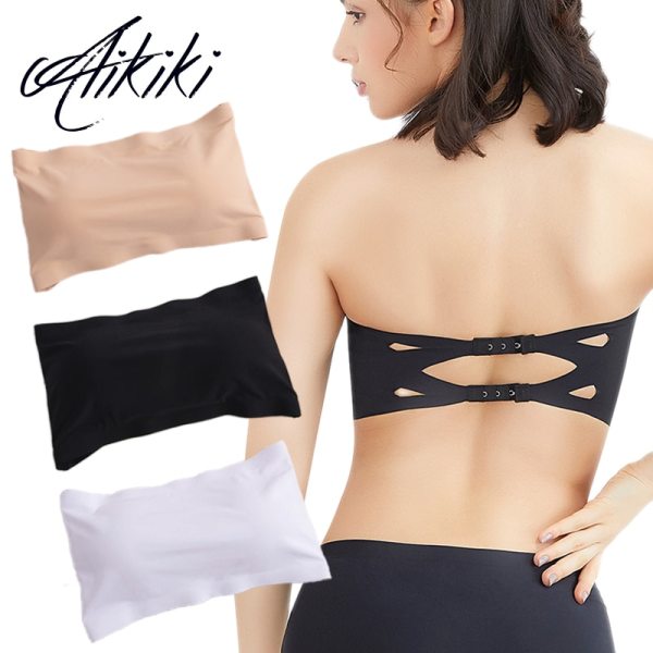 Summer Seamless Tube Tops Women Strapless Padded Bra Bandeau Tube Top Women Intimates Soft Push Up Invisable Bra Sexy Lingerie