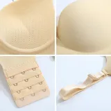 Seamless Bras for Women Push Up Wire Free Adjustable Sexy Bra Straps Bright Summer Lingerie Bras Solid Breathable Underwear