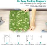 Reusable Shopping Bags Foldable Large Size Shopping Bags Totes Heavy Duty Washable Cloth Grocery Bags Eco-Friendly Ripstop