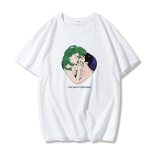 print T-shirt chic Harajuku vintage BF large size loose top women's fashion T-shirt