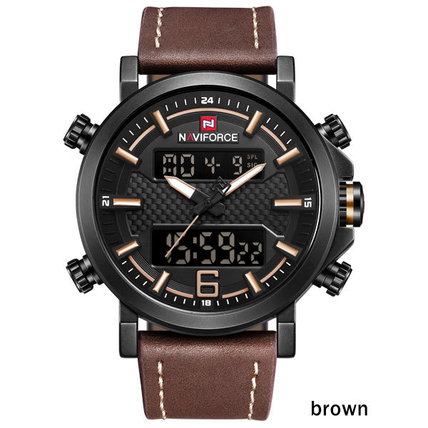 Top Luxury Brand Dress Quartz Mens Watches LED Date Analog Digital Watch Men Fashion Sport Clock