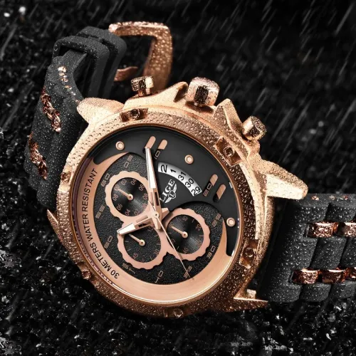 2020 LIGE Fashion Sport Watch Men Waterproof Mens Watches Top Brand Luxury Quartz  Silicone Strap