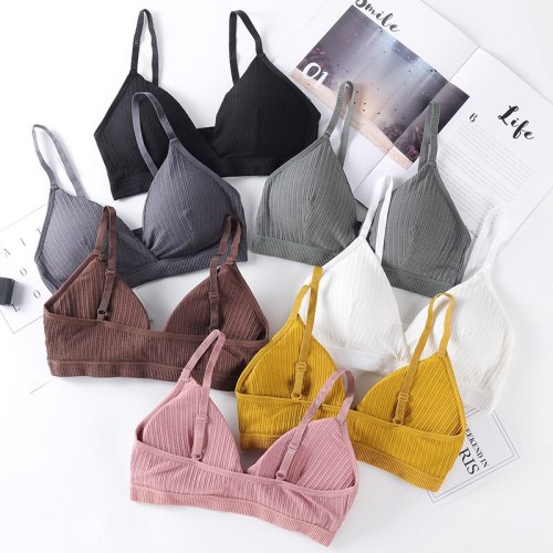 Sexy Push Up Bras For Women Padded Bra Comfort Wireless Brassiere Bralette Cotton Padded Underwear Female Sexy Lingerie