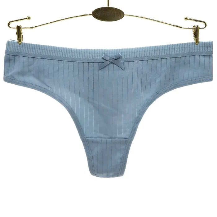 Panties cotton underwear female sexy lingerie G-string girl underpants lady casual T-back woman intimate panty thong 1pcs dzk10