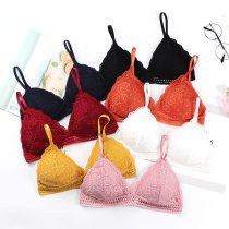 Lace Bralette Women Bra Triangle Cup Sexy Lingerie Wire Free Brassiere Female Underwear Seamless Bra Push Up Bras For Women