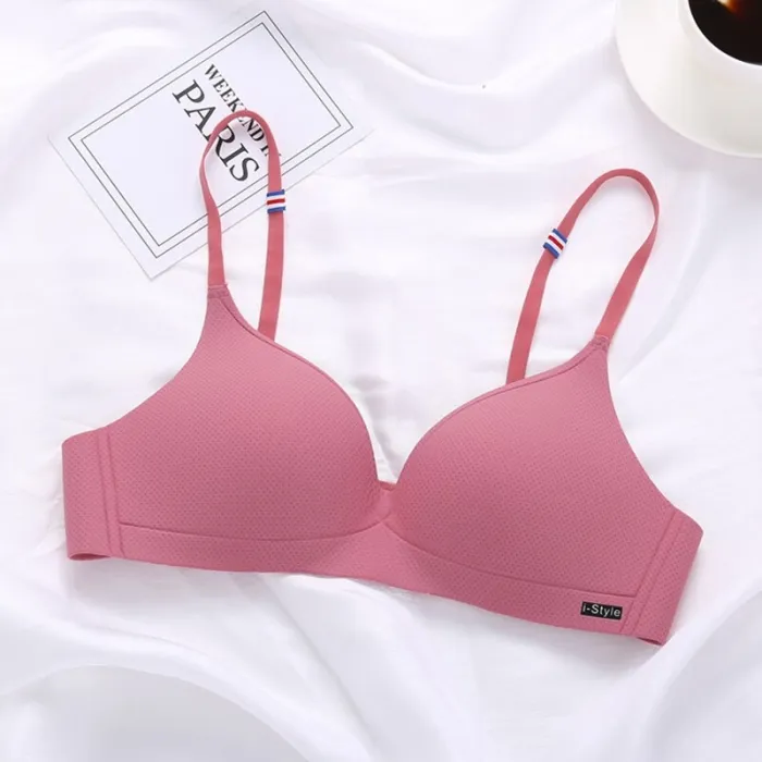 FINETOO Summer Breathable Bra Women 3/4 Cup Bras Sexy Ultra-thin Underwear Soft Wireless Bra A B Cup Brassiere Female Lingerie