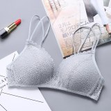 Wireless sexy lace bra wireless push-up bra comfortable soft lady sexy lingerie