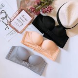 Sexy Strapless Bra Women Invisible Bras Push Up Lingerie Backless Brassiere Seamless Bralette Underwear for Wedding Dress #F