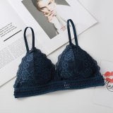 French thin Cup Wireless push up Bra New Sexy Deep V Lace Underwear Women's Bra Fashion lingerie bralette underwear