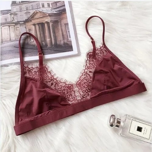 Sexy Floral Lace Bra For Women Adjusted Straps Female Lingerie Comfortable breathable Soft Bralette Thin Seamless underwear bras
