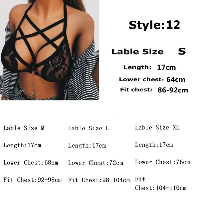 Summer Sexy Seamless Cross Sleepwear Bandage Bra For Women Sexy Underwear Push Up Bra Women's Fashion Bralette Erotic Lingerie