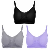 3Pcs/lot Nursing Bra Maternity Breastfeeding Bra Prevent Sagging for Pregnant Women Underwear  Breast Feeding Bra