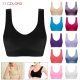 2019 Sexy Bra Women Fitness Seamless Bra Padded Dry Quick Push Up Natural Color Breathable Support seamless Bra Top cotton blend