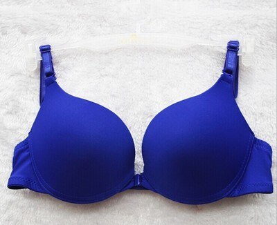 front button bra adjustable push up candy color glossy summer underwear sexy bra free shipping on sale