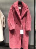 100% Alpaca Real Fur Coat Women Winter Suit Collar Long Nature Teddy Bear Fur Coats Overcoat Female Genuine Furs Jacket