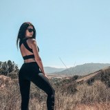 Women Yoga Crop top Gym Leggings Two Piece Sets Femme Tracksuits Set Bra+ Leggings Fitness Sportswear For Ladies Girls