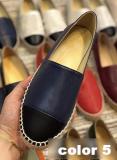 Moccasins Shallow Mouth Slip On Soft Knitting Flats For Women Fashion Comfortable Genuine Leather Women Shoe Size35-42