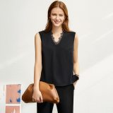 Minimalism suit set for women Autumn  4 piece set women Solid blazer,vest,high waist pants  women's costumes 12060909