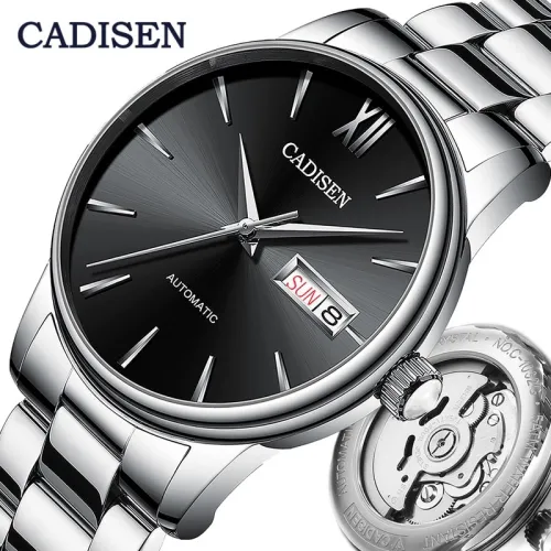 Men Automatic Machinery Watches Luxury Fashion Full-Steel NH36 Movement 50M Waterproof Business Watch Montre Homme 1032