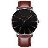 2020 Minimalist Men's Fashion Ultra Thin Watches Simple Men Business Stainless Steel Mesh Belt Quartz Watch