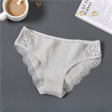 New Sexy Lace Panties For Women Girls Underwear Cotton Panty 2019 Soild Elasticity Comfortable Low-Rise Lingerie Panties M L XL