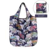 Folding Shopping Bag Eco Friendly Ladies Gift Foldable Reusable Tote Bag Portable Travel Shoulder Bag Small Size