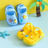 kids Mules & Clogs summer baby boys girls Cartoon sandals flat heels solid cartoon slippers children's garden shoes