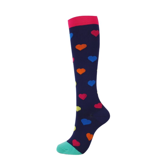 Men Women Antifatigue Compression Socks Flight Travel Stocking 15-30 MmHg Fit For Nurses, Pregnancy, Varicose Veins Relief Socks
