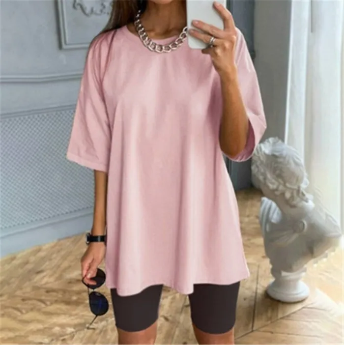 Women fashion casual solid two piece suit including belt New home loose Tops and Shorts suit 2020 Summer Tracksuit Lounge Wear
